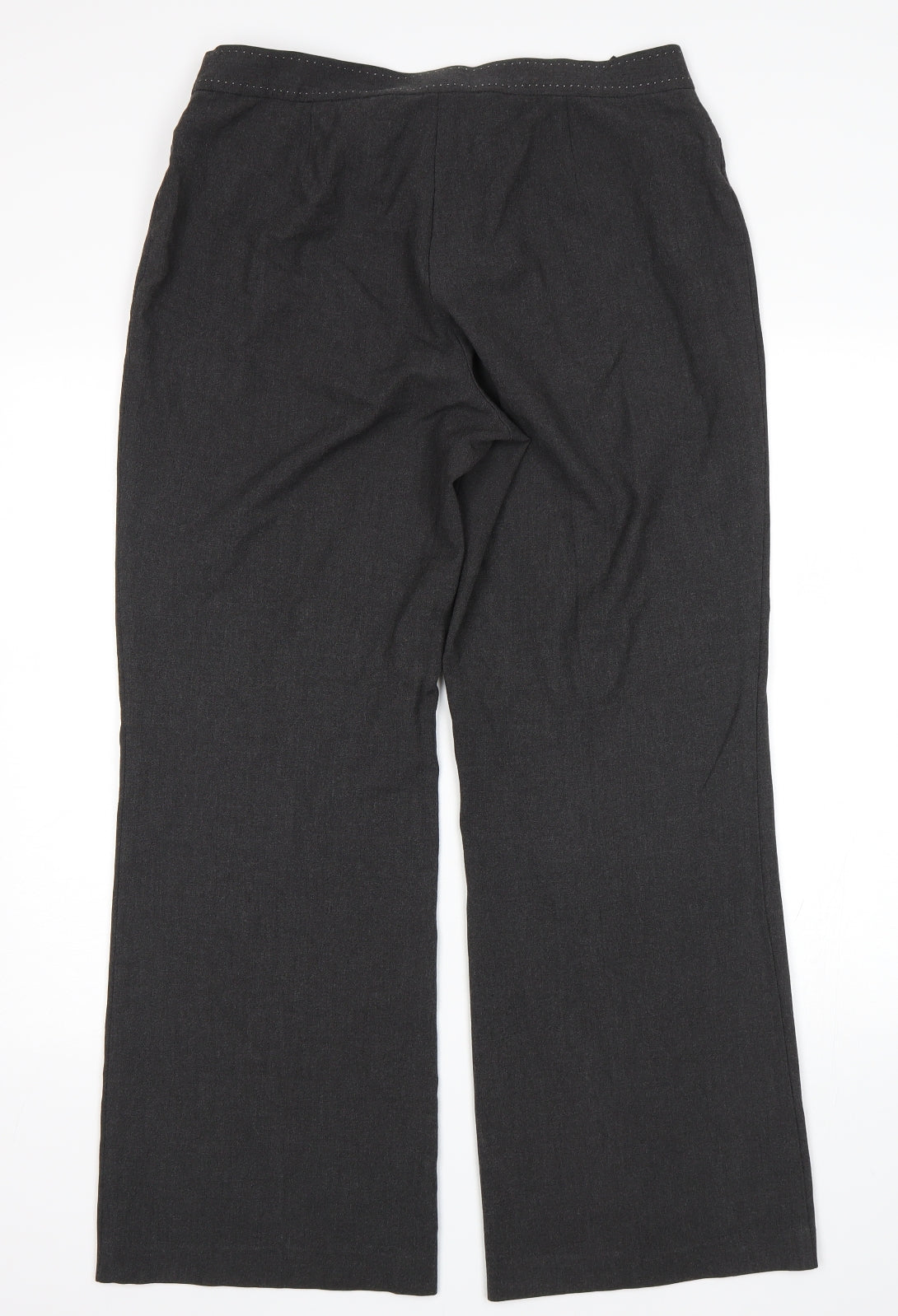 Womens UK Size 16 m&s Regular Fit  Grey Trousers