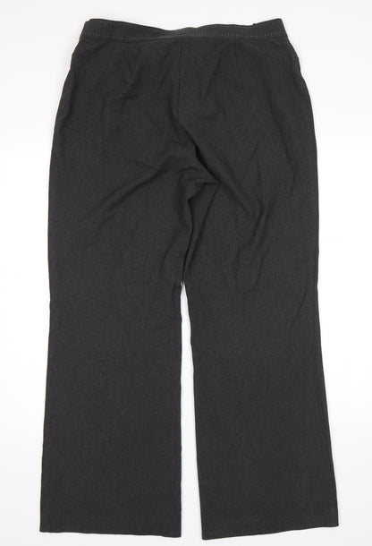 Womens UK Size 16 m&s Regular Fit  Grey Trousers
