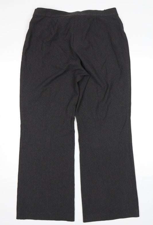 Womens UK Size 16 m&s Regular Fit  Grey Trousers