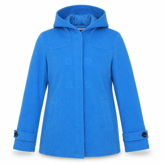 Womens UK Size 10 Brave Soul Blue Overcoat