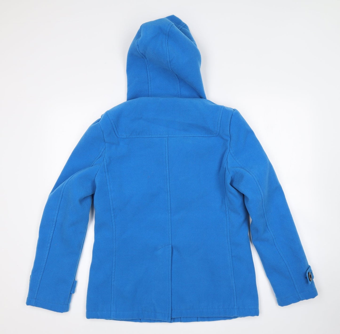 Womens UK Size 10 Brave Soul Blue Overcoat