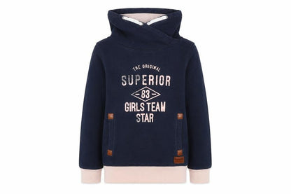 pepperts Girls Blue   Pullover Sweatshirt Size 9-10 Years