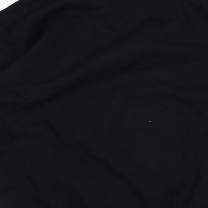 Gildan Womens Black   Pullover Sweatshirt Size L