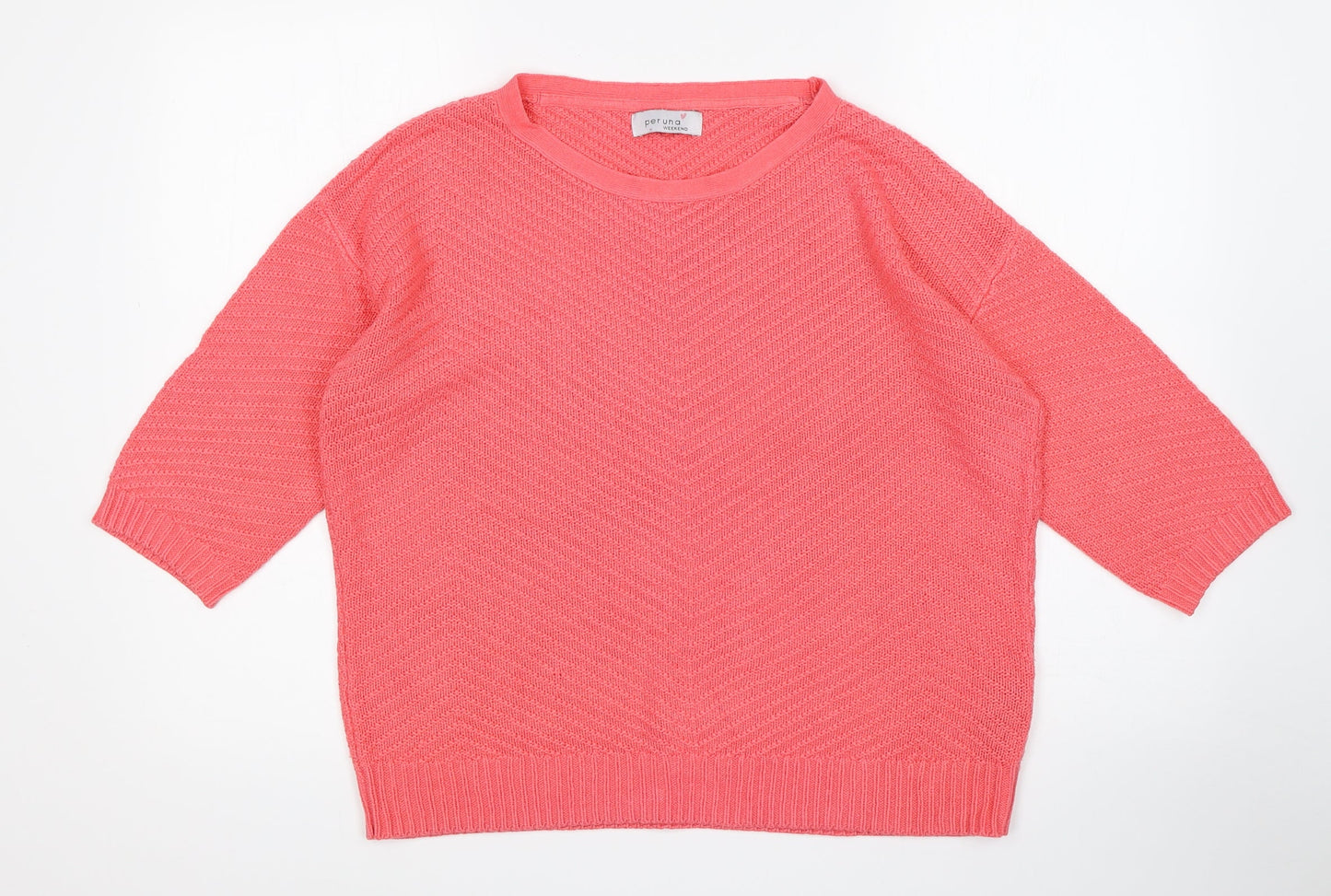 Womens UK Size 14 Per Una Pink Pullover Jumper