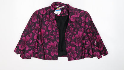 Libra Womens Multicoloured Floral  Shrug Jumper Size 12