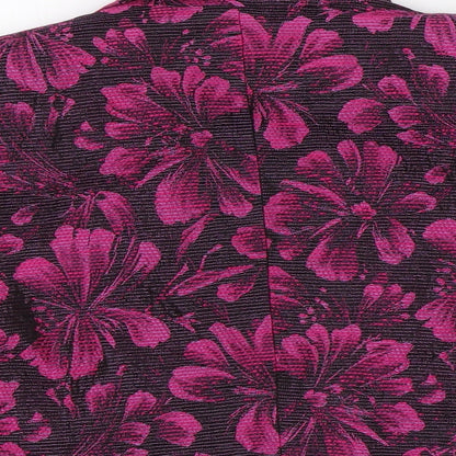 Libra Womens Multicoloured Floral  Shrug Jumper Size 12