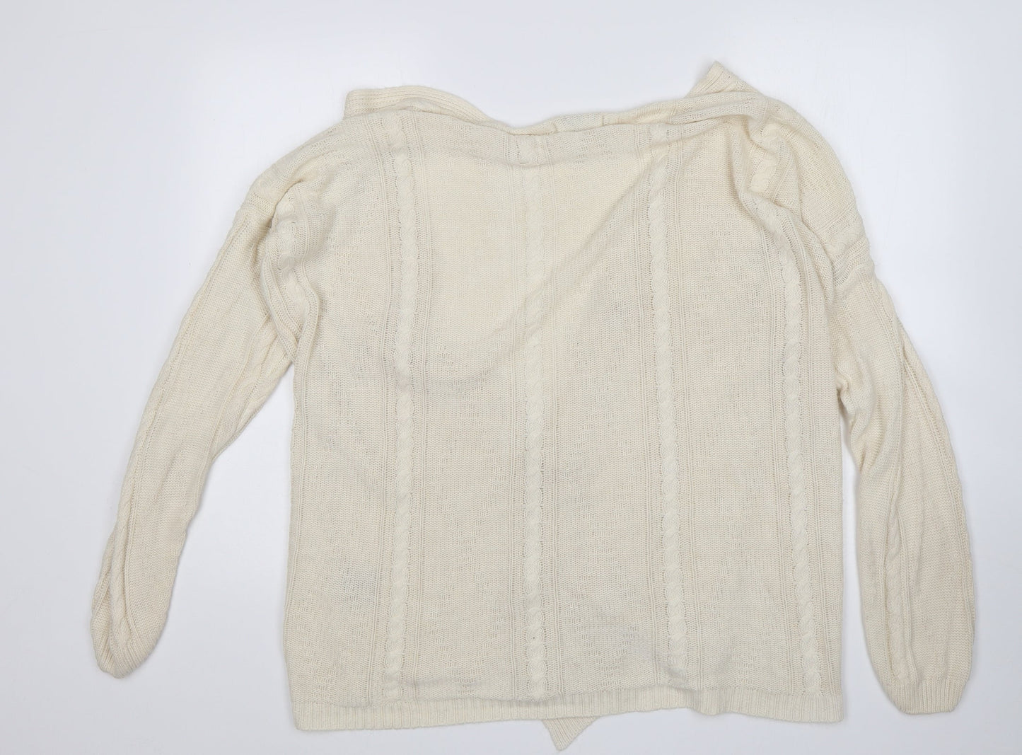 Womens UK Size 8 In the Style Beige Cardigan Jumper
