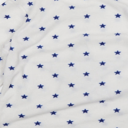 Selena Secrets Womens White Polka Dot  Top Pyjama Top Size 10