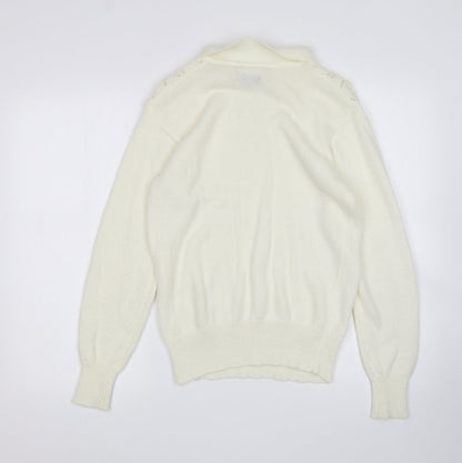 Red Baron Womens Ivory   Pullover Jumper Size S