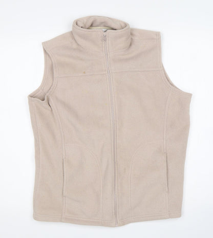 M&Co Womens Beige   Vest Sweatshirt Size XL