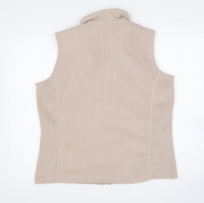 M&Co Womens Beige   Vest Sweatshirt Size XL