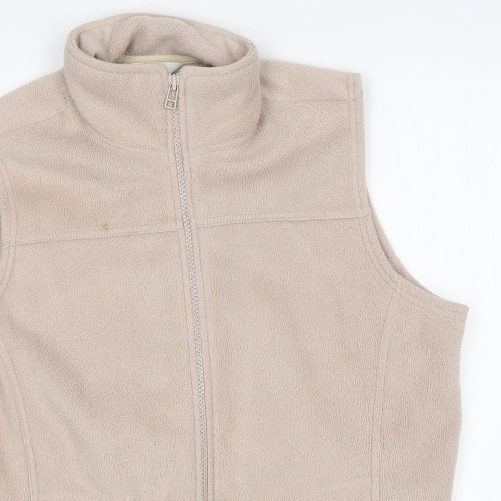 M&Co Womens Beige   Vest Sweatshirt Size XL