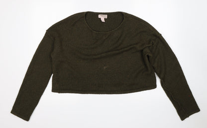 FOREVER 21 Womens Green   Pullover Jumper Size M