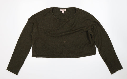 FOREVER 21 Womens Green   Pullover Jumper Size M