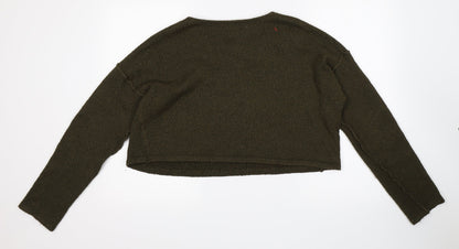 FOREVER 21 Womens Green   Pullover Jumper Size M