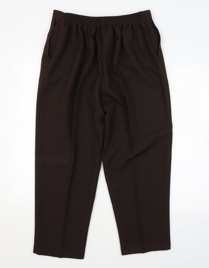Womens UK Size 22 Saira of Manchester Regular Fit  Brown Trousers