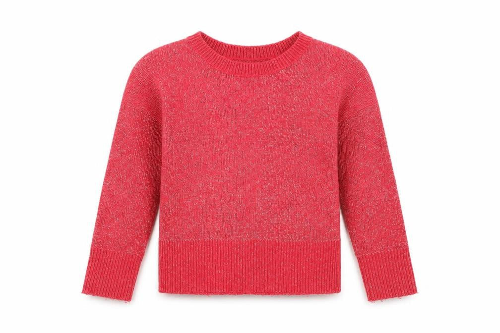 M&S Girls Pink   Pullover Jumper Size 8-9 Years