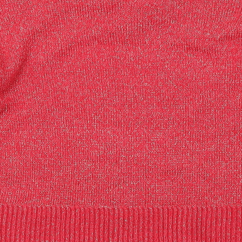 M&S Girls Pink   Pullover Jumper Size 8-9 Years