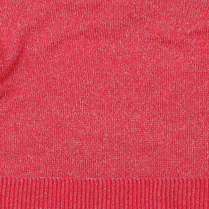 M&S Girls Pink   Pullover Jumper Size 8-9 Years