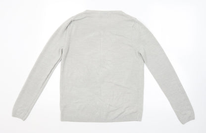 Womens UK Size 10 M&S Grey Pullover Jumper