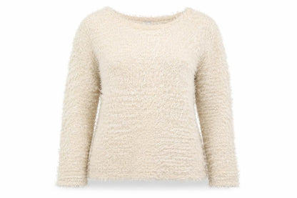 Womens UK Size M Preworn Beige Pullover Jumper