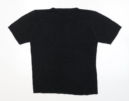 Bonmarché Womens Black   Basic Blouse Size L