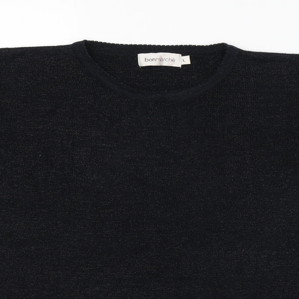 Bonmarché Womens Black   Basic Blouse Size L