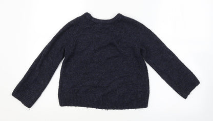 H&M Girls Purple   Pullover Jumper Size 7-8 Years