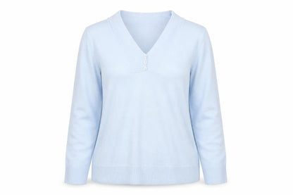 Womens UK Size 12 Emreco Blue Pullover Jumper