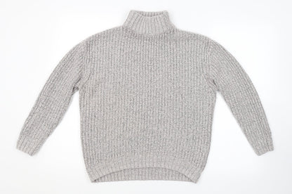 Warehouse Womens Silver   Pullover Jumper Size 10