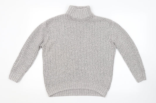 Warehouse Womens Silver   Pullover Jumper Size 10