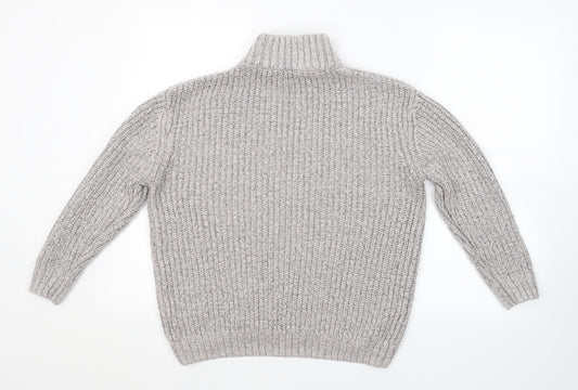 Warehouse Womens Silver   Pullover Jumper Size 10