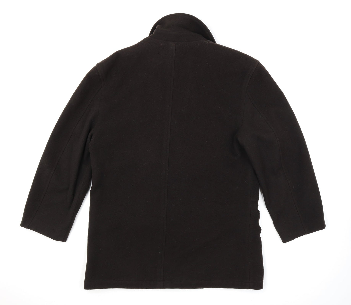 Womens UK Size  Preworn Black Overcoat