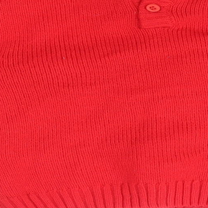 Matalan Baby Red   Pullover Jumper Size 9-12 Months  - penguin