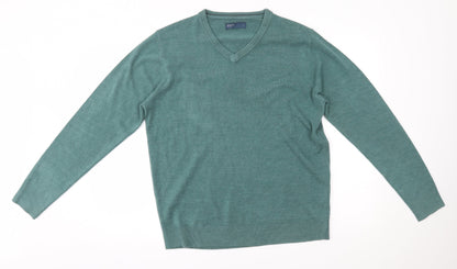 Easy Mens Blue   Pullover Jumper Size L