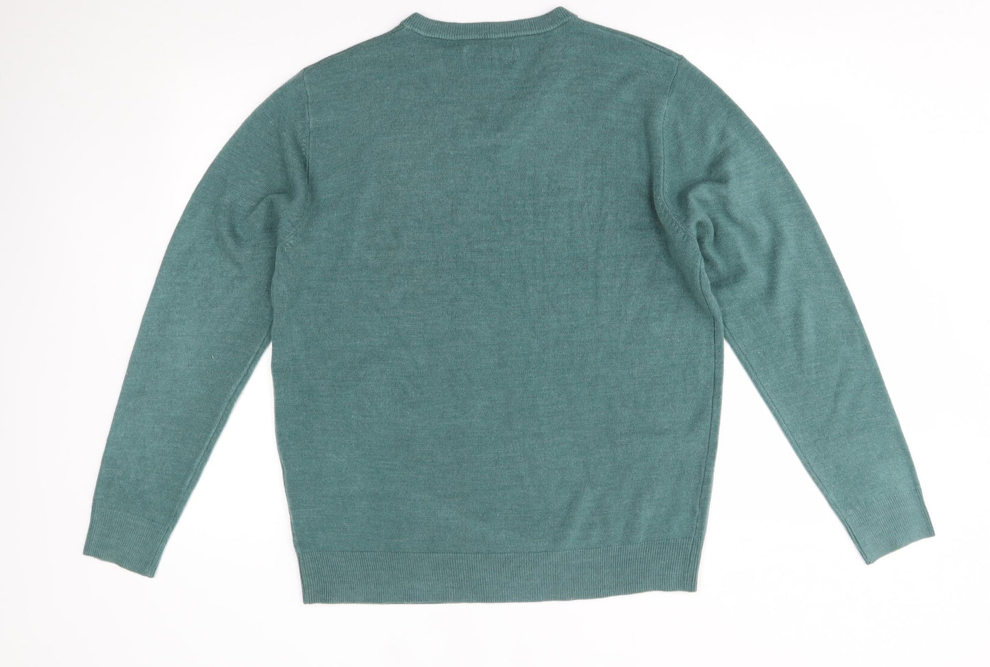 Easy Mens Blue   Pullover Jumper Size L