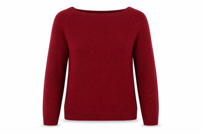 look of the day Womens Red   Pullover Jumper Size L