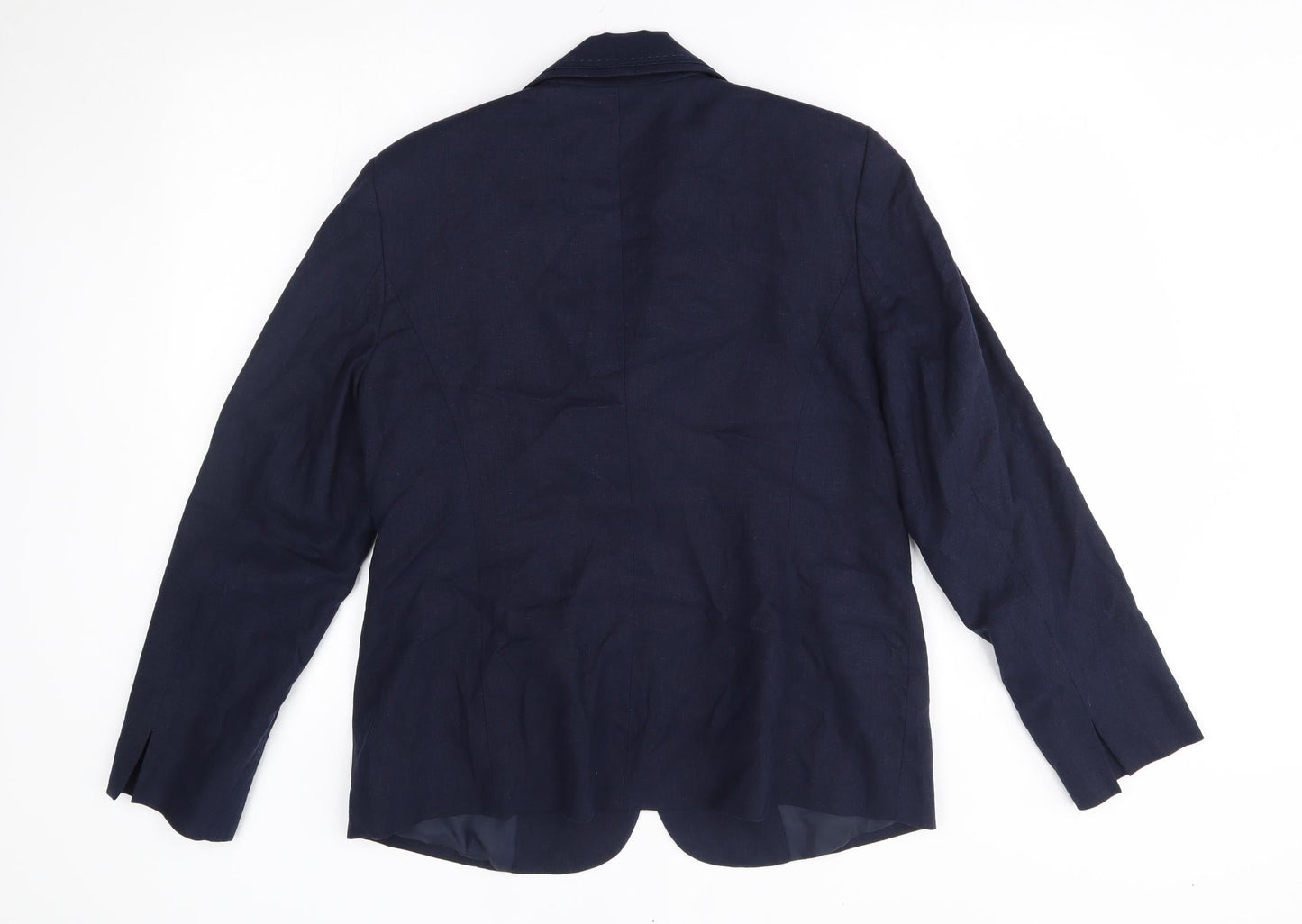 Womens UK Size 14 BM Regular Blue Blazer
