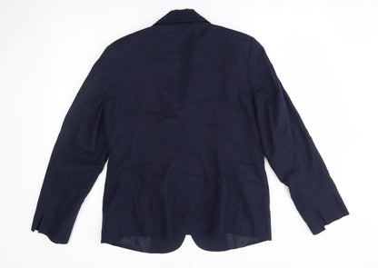 Womens UK Size 14 BM Regular Blue Blazer