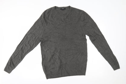 George Mens Grey   Pullover Jumper Size M