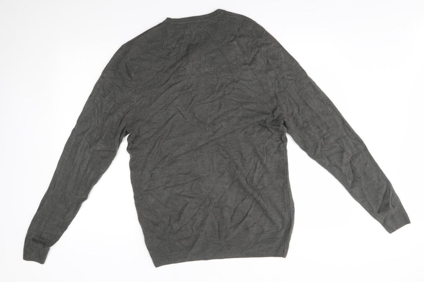 George Mens Grey   Pullover Jumper Size M