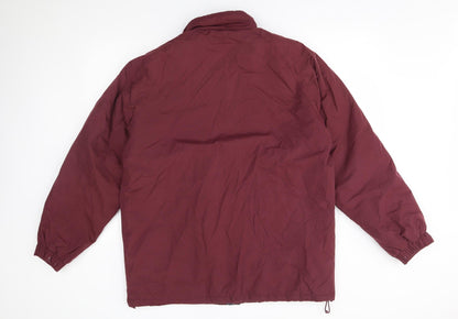 Mens UK Size M Hutson harbour Red Anorak Coat