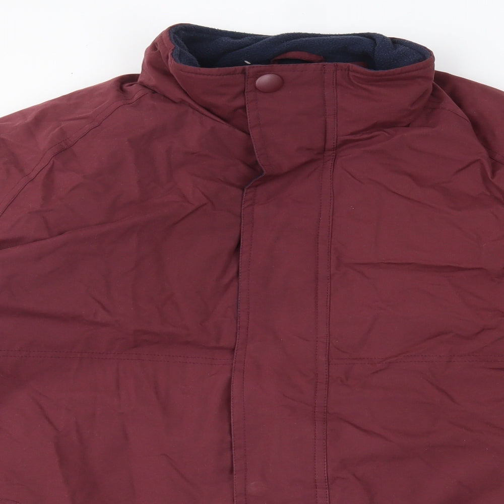 Mens UK Size M Hutson harbour Red Anorak Coat