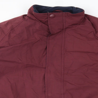 Mens UK Size M Hutson harbour Red Anorak Coat