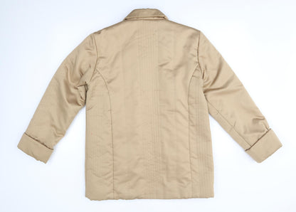 Kaleidoscope Womens Beige   Jacket Coat Size 12  - shiny