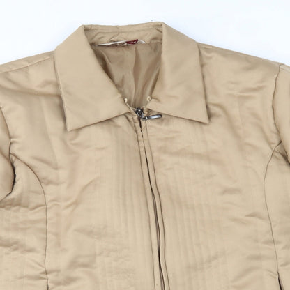 Kaleidoscope Womens Beige   Jacket Coat Size 12  - shiny