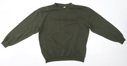 H&M Mens Green   Pullover Jumper Size M