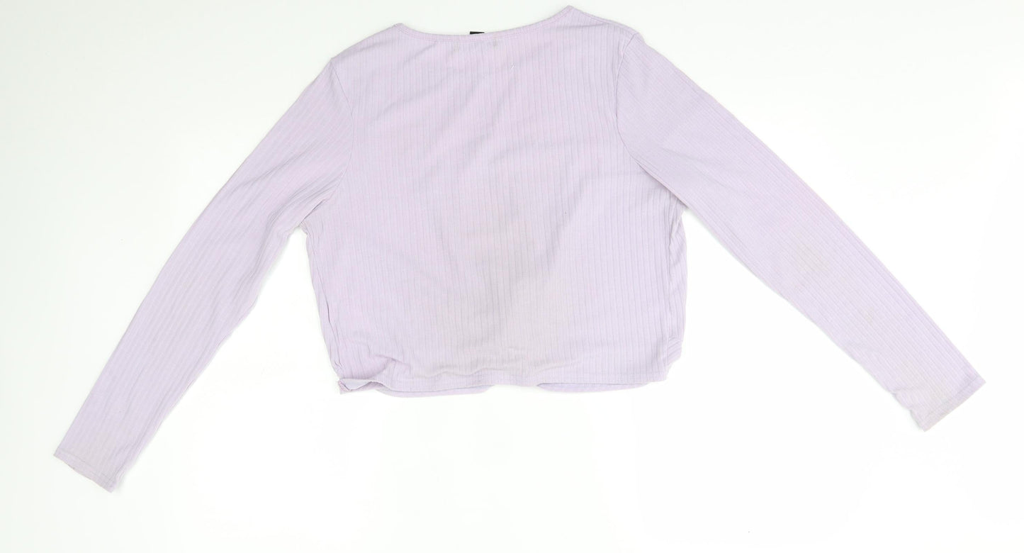 Womens UK Size 16 New Look Purple Pullover Jumper