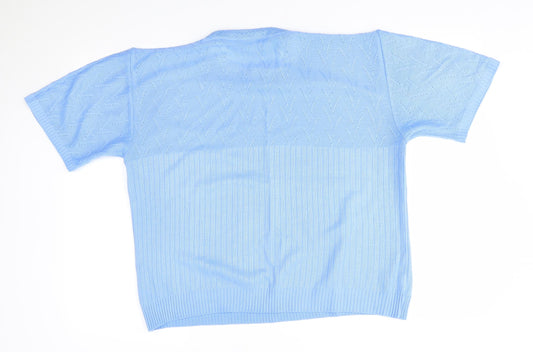 Womens UK Size S bonmarche Blue Pullover Jumper