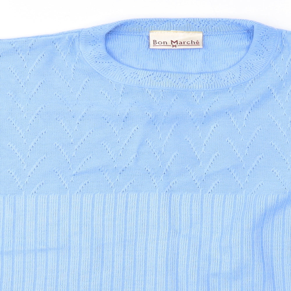 Womens UK Size S bonmarche Blue Pullover Jumper
